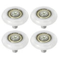 thumbnail image 1 of Unique Bargains Rouleaux de Tiroir 26mm, Lot de 4 Poulies de Tiroir, Blanc, 1 of 6
