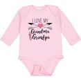 thumbnail image 3 of Inktastic I Love My Grandma and Grandpa Heart and Arrows Boys or Girls Long Sleeve Baby Bodysuit, 3 of 5