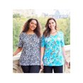 thumbnail image 2 of Catherines Women's Plus Size Suprema Ultra-Soft Scoopneck Tee, 2 of 6