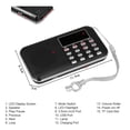 thumbnail image 4 of Y-896 Mini Radio Digital Portable 3W Stereo Speaker MP3 Audio Player High Fidelity Sound Quality 2 Inch Display Screen Support USB Drive TF Card, 4 of 7