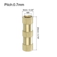 thumbnail image 2 of Knurled Insert Nuts, 30Pack M4 x 20mm(L) x 6mm(OD) Thread Printing Brass Nuts Female Threaded Inserts, 2 of 6
