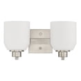 thumbnail image 2 of 2-Light Quartz Vanity with Opal Glass, 2 of 2