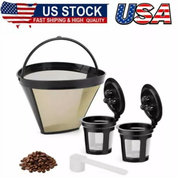 Reusable Coffee Filter And K Cup Reusable Pod For Ninja Dual Brew Coffee Maker