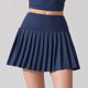 thumbnail image 2 of Falda plisada de tenis para mujer con pantalones cortos: falda pantalón deportiva, para correr, con bolsillos, cintura elástica, varias tallas, 2 of 5