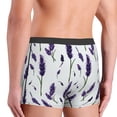 thumbnail image 3 of Disketp Lavender Flowers Men's Boxer Briefs,Soft and Breathable Cotton Underwear with ComfortFlex Waistband, 3 of 7