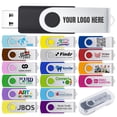 thumbnail image 1 of Unidad flash USB JBOS de 8 GB personalizable con logotipo, paquete de 100, 1 of 7