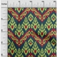 thumbnail image 1 of oneOone Cotton Cambric Fabric Swirl & Paisley Ikat Print Fabric By Yard 56 Inch Wide, 1 of 4