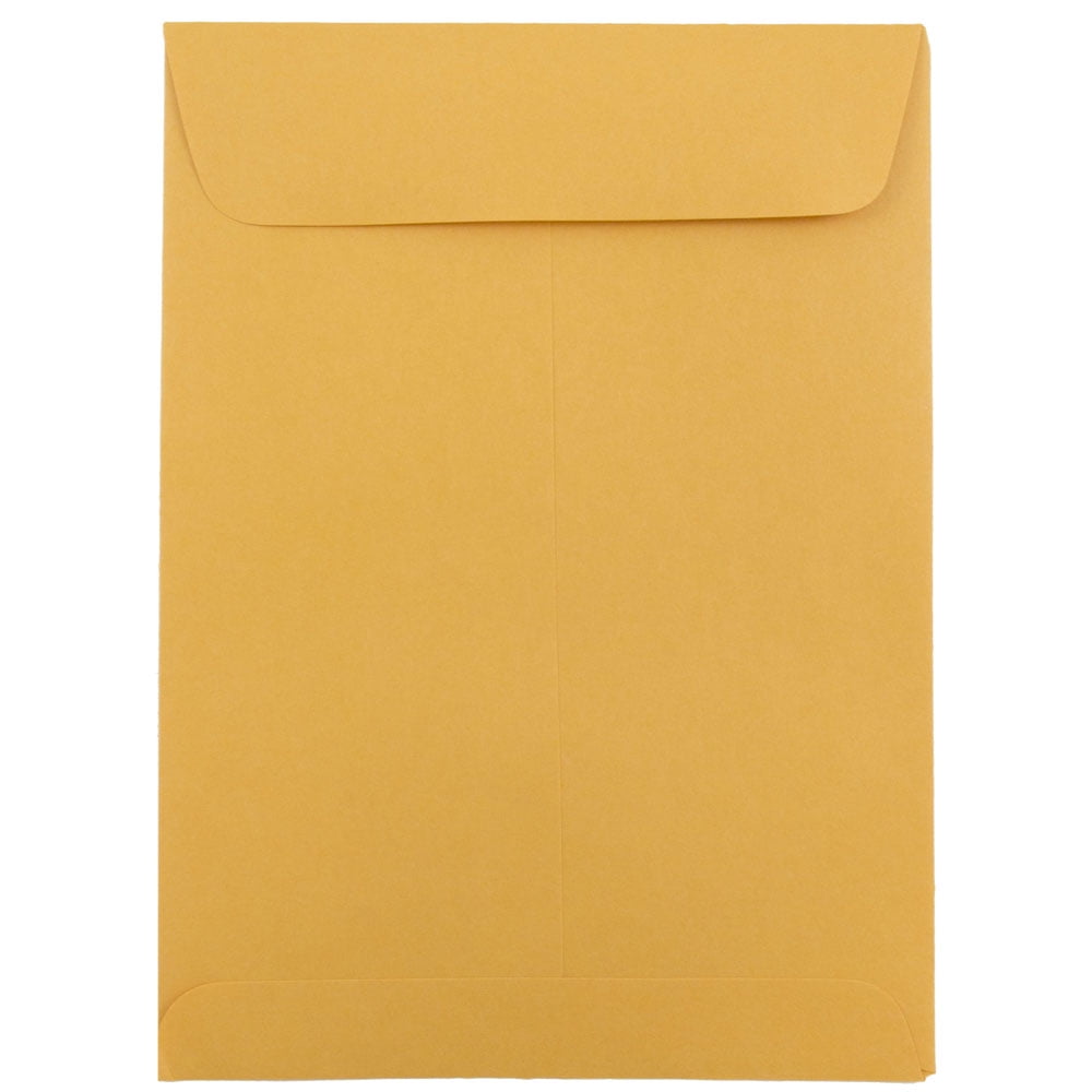100 Business Envelopes 10x13 Kraft Clasp Manila Catalog Yellow Brown Flap 100pcs 