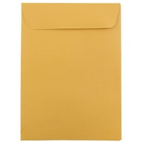 JAM Paper Catalog Envelopes, 5 1/2 x 7 1/2, Brown Kraft Manila, 50 per Pack