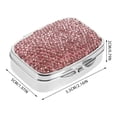 thumbnail image 4 of Metal Pill Box Outdoor Carry Case Small Medicine Container Vitamin Holder for Purse, 4 of 6
