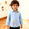 thumbnail image 2 of Afdoent Stylish Boys Shirt With Cartoon Printed Comfortable Daily Wear Casual Long Sleeve Top For Kids And Youth Soft Breathable Fabric For School And Outdoor Activities 3-4 Years, 2 of 9