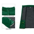 thumbnail image 5 of Little Donkey Andy Men's Lightweight Puffer Vest Warm Thermal Sleeveless Jacket for Golf Casual Travel Pine Green L, 5 of 7