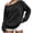 A45 Black, variant on Women's Fuzzy Fleece Pullover Sweater Casual Long Sleeve Off Shoulder Slouchy Oversized Tops Fluffy Warm Winter Jumper Lounge Relaxed Fit Fall Clothes
