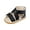 Black-09, variant on Infant Baby Girls Sandals Summer Crib PU Leather Bowknot Soft Anti-Slip Rubber Sole Toddler First Walkers Shoes