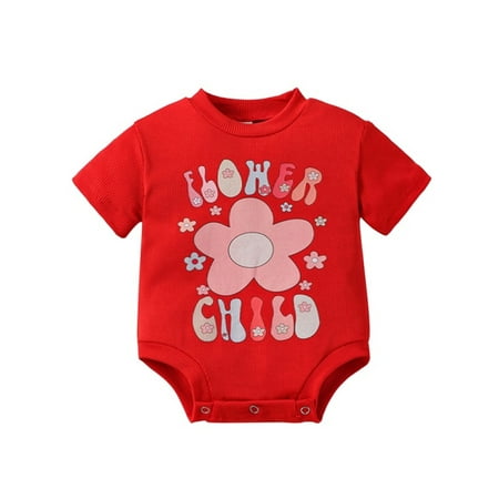 

Emmababy Baby Boys Girls Romper with Short Sleeve and Round Neck for Summer