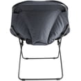 thumbnail image 3 of Zenithen Limited Hexagon Folding Dish Chair, Gray Corduroy - Pack of 1, 3 of 10