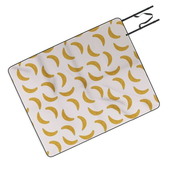 Society6 Hello Twiggs Yellow Banana Picnic Blanket