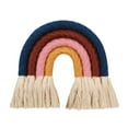 thumbnail image 3 of Macrame Rainbow Wall Hanging Home Decoration Boho Room Decor Hand-woven Tapestry, 3 of 17