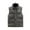 Gray, variant on Xzbqbs Men's Corduroy Puffer Jacket Casual Stand Collar Padded Vest Coat Winter Warm Thickened Sleeveless Outwear Down Jackets