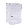 thumbnail image 6 of 2-layers Freestanding Countertop Display Case 20*20*35cm Locking Security Showcase Cabinet 7.87*7.87, 6 of 20