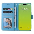 thumbnail image 4 of Compatible with iPhone 15 Pro Max Premium Vintage PU Leather Magnetic Closure Case with Strap Flip Cover, 4 of 5