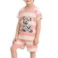 thumbnail image 2 of Rvasteizo Toddler Summer Outfits Print Short Sleeve Top and Elastic Waist Casual Set for Boys Girls 6 Months to 6 Years, 2 of 4