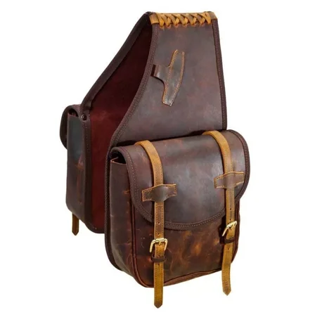 Leather Western Saddle Bag