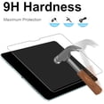 thumbnail image 4 of czcpp-2 Pack Protecteur d'Écran pour iPad Pro 12.9 Pouces (2022-2018, 6e/5e/4e/3e Gén), Verre Trempé 9h, Clarté HD, Compatible avec Étui, Apple Pencil & Face ID Compatible, 4 of 4