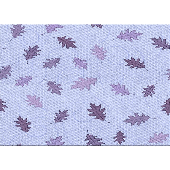 Ahgly Company Indoor Rectangle Patterned Heavenly Blue Area Rugs, 5' x 8'