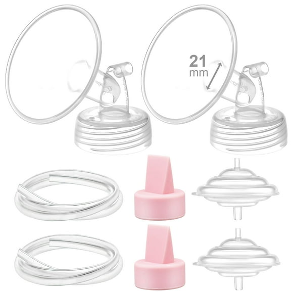 Piezas de extractor de leche Maymom compatibles con la brida Spectra de 21 mm