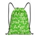 thumbnail image 1 of Fotbe Green Cucumber Bolsa Mochila con Cordón Estampada, Bolsa de Gimnasio Deportiva, Bolsa Cinch, Bolsa con Cordón para Hombres y Mujeres-Small, 1 of 6