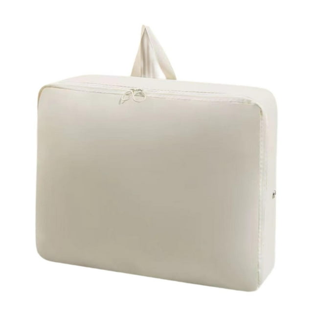 Bolsa de almacenamiento, paquetes de compresión para equipaje, bolsa de compresión para ropa Blanco beige