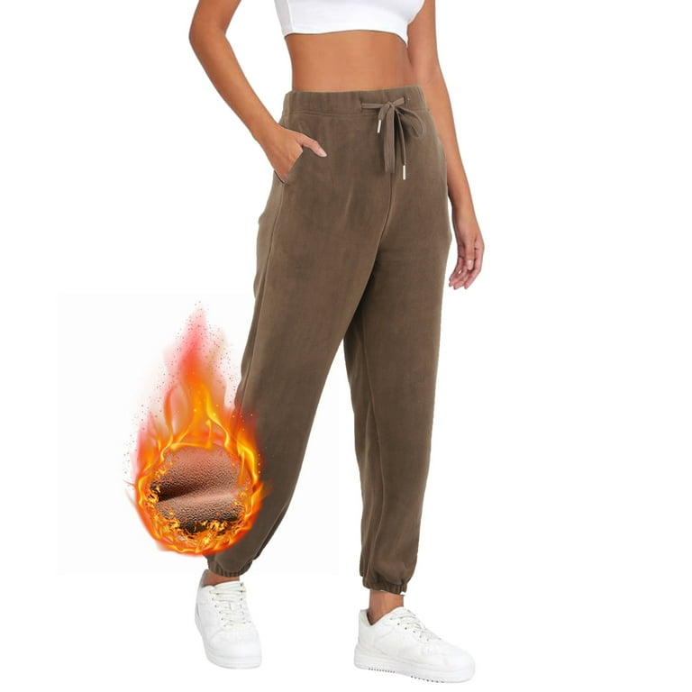 Athleta Leggings High Waisted Compression Leggings Plus Size Leggings Compression Tights Women Comfortable Padded Bottoms Padded women s autumn and winter thickening outside wearing spo Coffee L Walma...