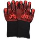 thumbnail image 4 of Protectores de mano para barbacoa Protectores de mano antideslizantes de silicona para horno Protectores de mano para parrilla de cocina de grado alimenticio para barbacoa Cocina Hornear Soldadura Style1, barbec Vhermosa WMJ-0466, 4 of 8