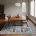 thumbnail image 5 of Jakolive Antique Gray 5x7 Area Rug: Washable, Gentle, Skid-Resistant. Ideal for Living Rooms, Bedrooms, Dining Rooms, Offices - Also Perfect Under Beds or Tables, 5 of 7