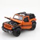 thumbnail image 2 of Vehículo todoterreno Wrangler convertible 1/36, metal fundido a presión, juguete para niño, cuatro puertas que se pueden abrir, función extraíble,convertible  verde, 2 of 7