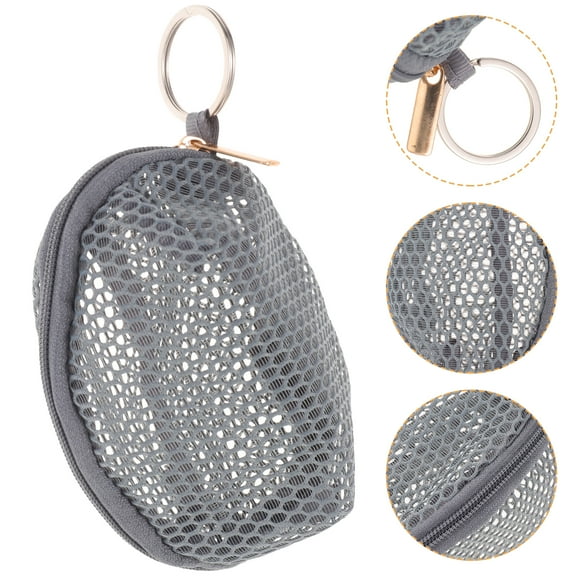 ROSENICE 1Pc Mini Coin Bag Coin Fashion Purse Simple Wallet Mesh Cosmetic Bag Storage Bag