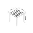 thumbnail image 5 of Livabliss x Becki Owens Brisa Modern End Table, 23"H x 22"W x 22"D, Checkered Tan, 5 of 5