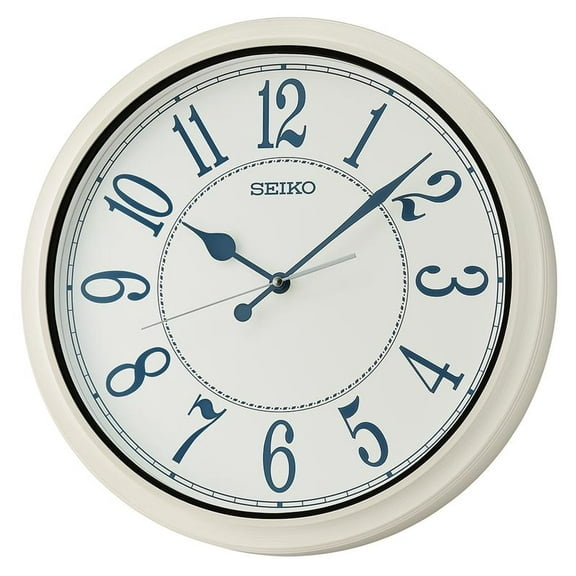 Seiko QXA801WLH Wall Clock, White