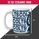 thumbnail image 4 of Rico Industries Nfl Football Indianapolis Colts Taza De Café De Cerámica Blanca De 15 Onzas, 4 of 5