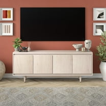 Aelin Rectangular TV Stand for TV's up to 75" in Alder White