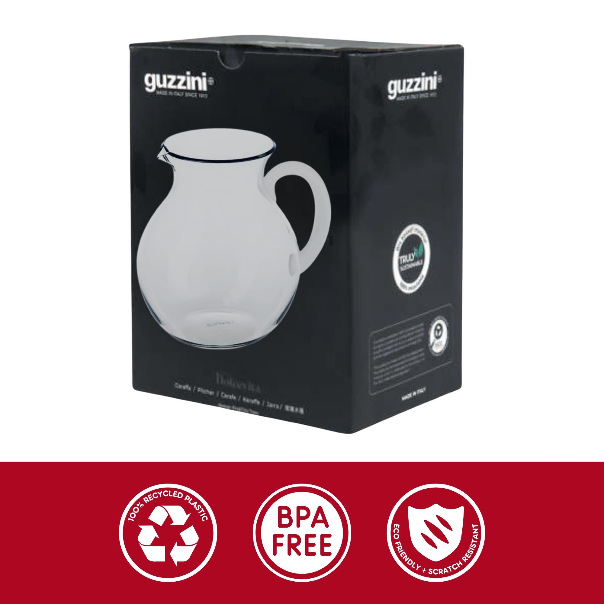 Guzzini Dolcevita Balloon Pitcher - Clear, Clear