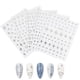 thumbnail image 2 of 5 Sheets Nail Art Sticker Self-Adhesive Decals For Women Tiny Star Heart Stickers For Nail Art Decoration Manicure Design, 2 of 3