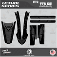 thumbnail image 3 of Kalair GFX Graphics Kit for Yamaha TTR125 (2008-2023) Lethal Series, 3 of 5