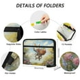 thumbnail image 3 of WOBOGO Cheerful Easter Bunny Expanding File Folder Letter Size Accordion Filing Organizer 13 Pocket Separate Organ Pocket, 3 of 7