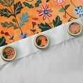 thumbnail image 4 of Feelyou Rustic Flower Floral Black Out Curtains, Bohemian Mandala Curtains Pack of 2 (42x63 Each), Vintage Western Fashion Bedroom Curtains, Curtains and Drapes Home Decor, 4 of 6