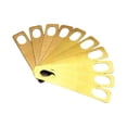 thumbnail image 2 of 10x cuñas de cuello de guitarra, junta de , cuñas de latón de instalación doradas para guitarra eléctrica, accesorios de latón, de, 2 of 4