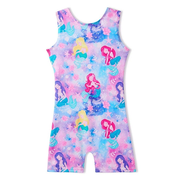 MYQFF gymnastics Outfits for Little girls Stretchy Training