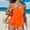 Swimwear-430Orange, variant on Xdegoge Strapless Tankini Swimsuits for Women Two Piece Tummy Control Bandeau Asymmetric Ruffle Top Modest Beachwear Resort Vacation Sunbathing outfits
