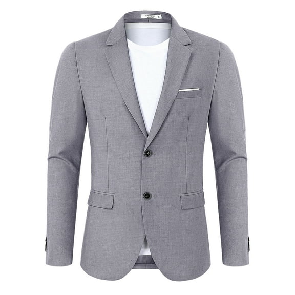 Men's lightweight business jacket with two button tops